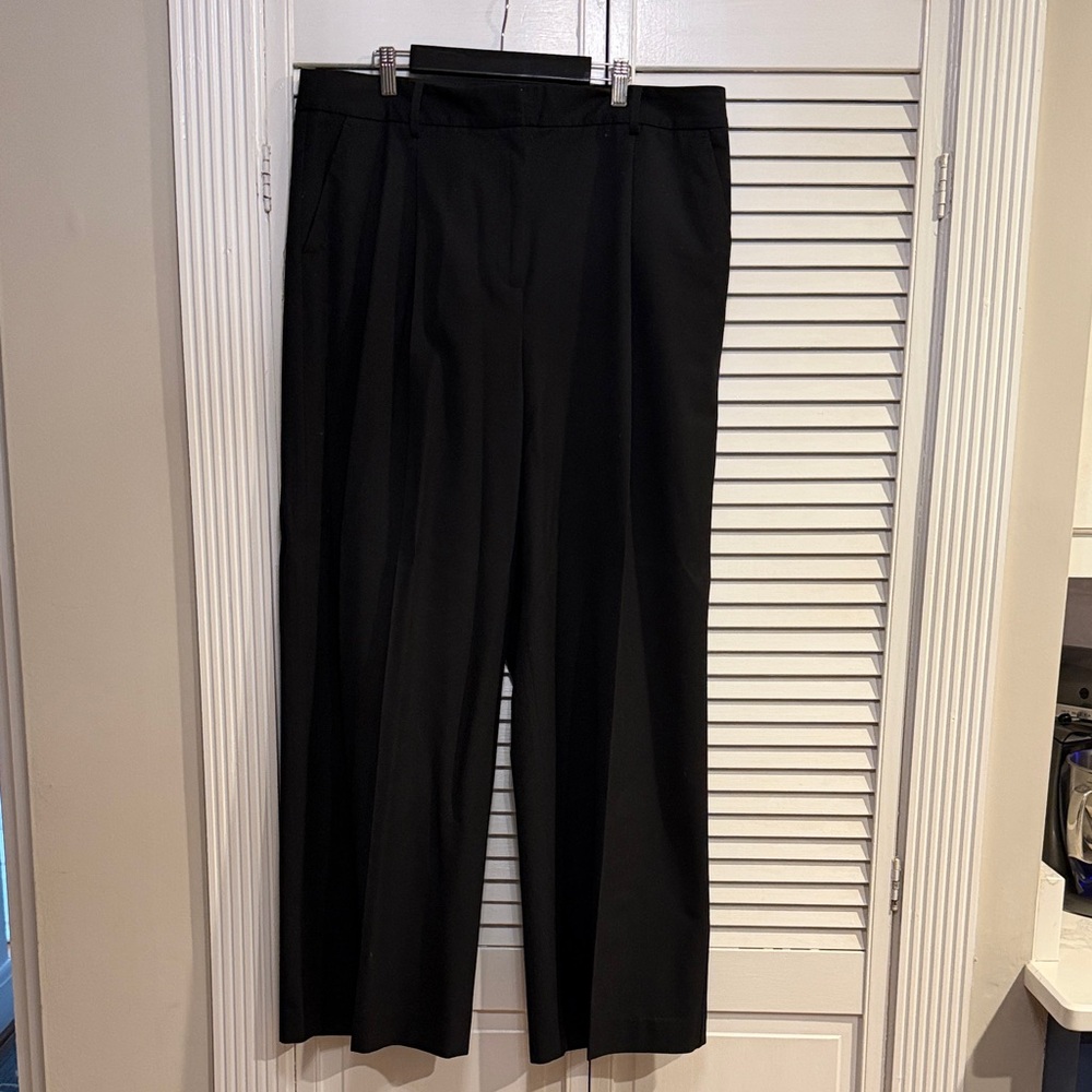 Talbots Wide Leg Black Trousers